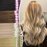 16" 100 Strands Russian Hair Nano Bead Hair Extensions