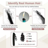 26" #1B 100 Strands Virgin Hair Nano Bead Hair Extensions