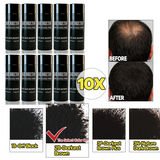 10 Bottles Hair Direction Hair Building Fibers | 27.5g / 0.97oz Per Bottle