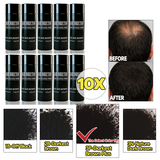 10 Bottles Hair Direction Hair Building Fibers | 27.5g / 0.97oz Per Bottle