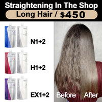 Shiseido Straightening Cream Natural Very Resistant Sensitized Hair 400ML N H EX