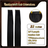 22'' Russian Hair On Darker Range Genius Weft Hair Extensions