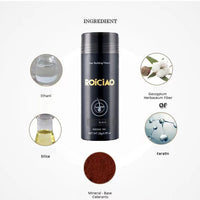 6 Bottles 6X ROICIAO Hair Loss Building Fibers (168g) Keratin Concealer+(Only 1 spray Pump+1 Dedicated Comb)