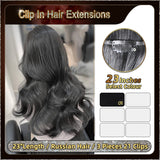 23'' Russian Hair On Darker Range Clip In Hair Extensions 3 Pieces 21 Clips Standard Full Head  27