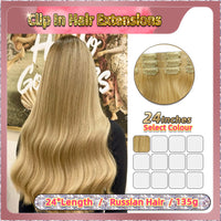 24'' Russian Hair Clip  Hair Extensions