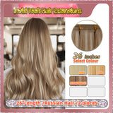 26'' Invisi Weft Hair Extensions  2 Strips Standard Full Head  (Blond）