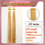 26'' Invisi Weft Hair Extensions  2 Strips Standard Full Head  (Blond）