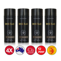 4 Bottles 4X ROICIAO Hair Loss Building Fibers (112g) Keratin Concealer