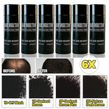 6 Bottles Hair Direction Hair Building Fibers | 27.5g / 0.97oz Per Bottle