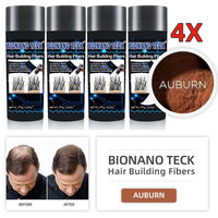 4 Bottles Bionano Teck Hair Building Fibers