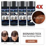 4 Bottles Bionano Teck Hair Building Fibers
