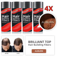 4 Bottles Brilliant Top Hair Building Fibers
