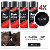 4 Bottles Brilliant Top Hair Building Fibers