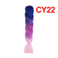 Jumbo Braiding Hair 60cm Hair Extensions Kanekalon Braid Synthetic Crochet Fiber three-colour