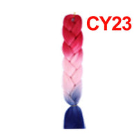 Jumbo Braiding Hair 60cm Hair Extensions Kanekalon Braid Synthetic Crochet Fiber three-colour