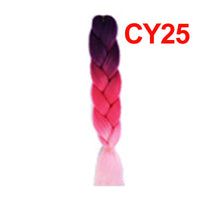 Jumbo Braiding Hair 60cm Hair Extensions Kanekalon Braid Synthetic Crochet Fiber three-colour