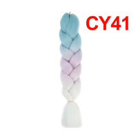 Jumbo Braiding Hair 60cm Hair Extensions Kanekalon Braid Synthetic Crochet Fiber three-colour