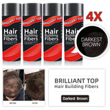4 Bottles Brilliant Top Hair Building Fibers