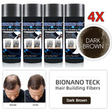 4 Bottles Bionano Teck Hair Building Fibers