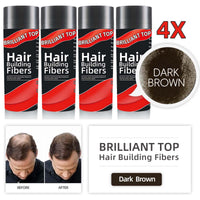 4 Bottles Brilliant Top Hair Building Fibers