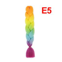 Jumbo Braiding Hair 60cm Hair Extensions Kanekalon Braid Synthetic Crochet Fiber three-colour