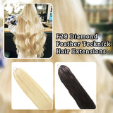 20 Inches ( 50cm ) 100g Russian Hair F28 Diamond Feather Tecknick Hair Extensions