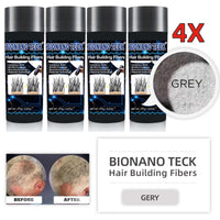 4 Bottles Bionano Teck Hair Building Fibers
