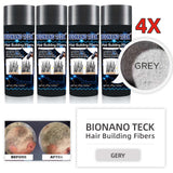 4 Bottles Bionano Teck Hair Building Fibers
