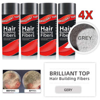 4 Bottles Brilliant Top Hair Building Fibers