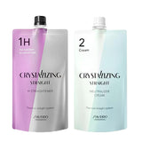 Shiseido Straightening Cream Set H1 + 2 SET Resistant Hair 400g SALON BARBER