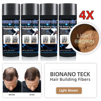 4 Bottles Bionano Teck Hair Building Fibers