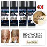 4 Bottles Bionano Teck Hair Building Fibers