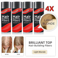 4 Bottles Brilliant Top Hair Building Fibers