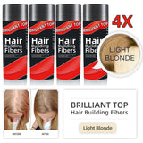 4 Bottles Brilliant Top Hair Building Fibers
