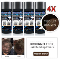 4 Bottles Bionano Teck Hair Building Fibers