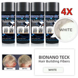 4 Bottles Bionano Teck Hair Building Fibers