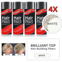 4 Bottles Brilliant Top Hair Building Fibers
