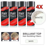 4 Bottles Brilliant Top Hair Building Fibers