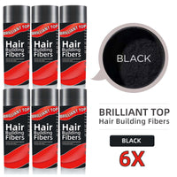 6 Bottles Brilliant Top Hair Building Fibers