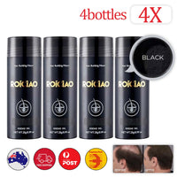 4 Bottles 4X ROICIAO Hair Loss Building Fibers (112g) Keratin Concealer