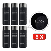 6 Bottles 6x Miracle Hair Building Fibers