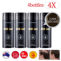 4 Bottles 4X ROICIAO Hair Loss Building Fibers (112g) Keratin Concealer