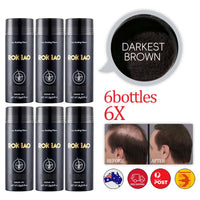 6 Bottles 6X ROICIAO Hair Loss Building Fibers (168g) Keratin Concealer