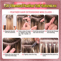 26'' Russian Hair  On Blonde Range F28 Diamond Feather Hair Extensions  100 Strands Standard Full Head  26