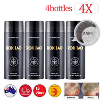 4 Bottles 4X ROICIAO Hair Loss Building Fibers (112g) Keratin Concealer