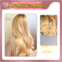 18'' Russian Hair On Blonde Range Invisi Weft Hair Extensions 2 Strips Standard Full Head  28
