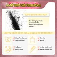 18'' Russian Hair On Blonde Range Invisi Weft Hair Extensions 2 Strips Standard Full Head  28