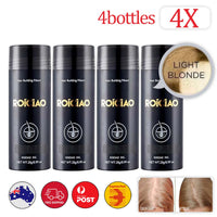 4 Bottles 4X ROICIAO Hair Loss Building Fibers (112g) Keratin Concealer