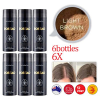 6 Bottles 6X ROICIAO Hair Loss Building Fibers (168g) Keratin Concealer