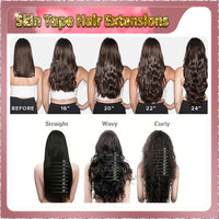 30'' Russian Hair On Blonde Range Skin Tape Hair Extensions  40 PCs  Standard Full Head  28